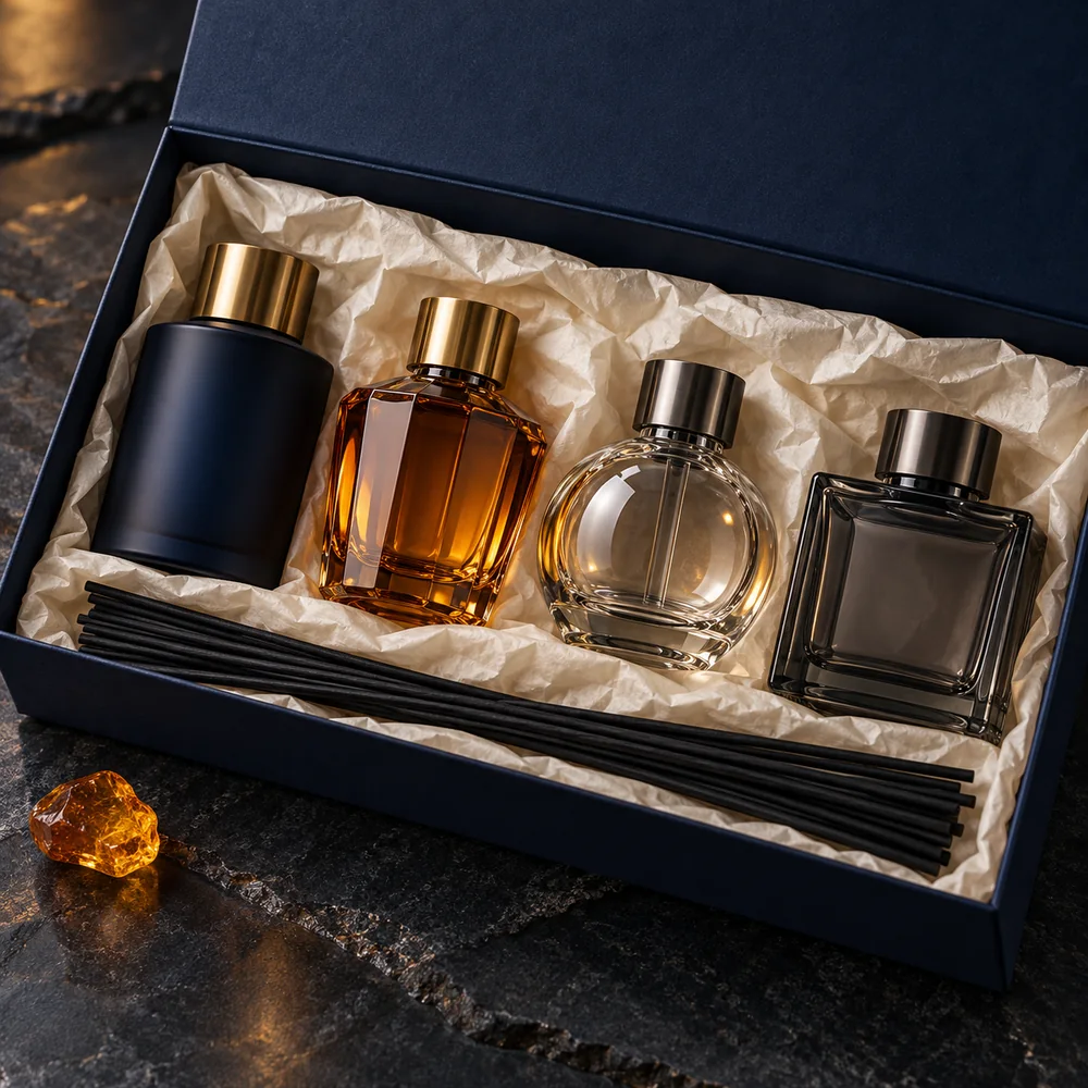 Set de 4 difuzoare — Colecția Ambră